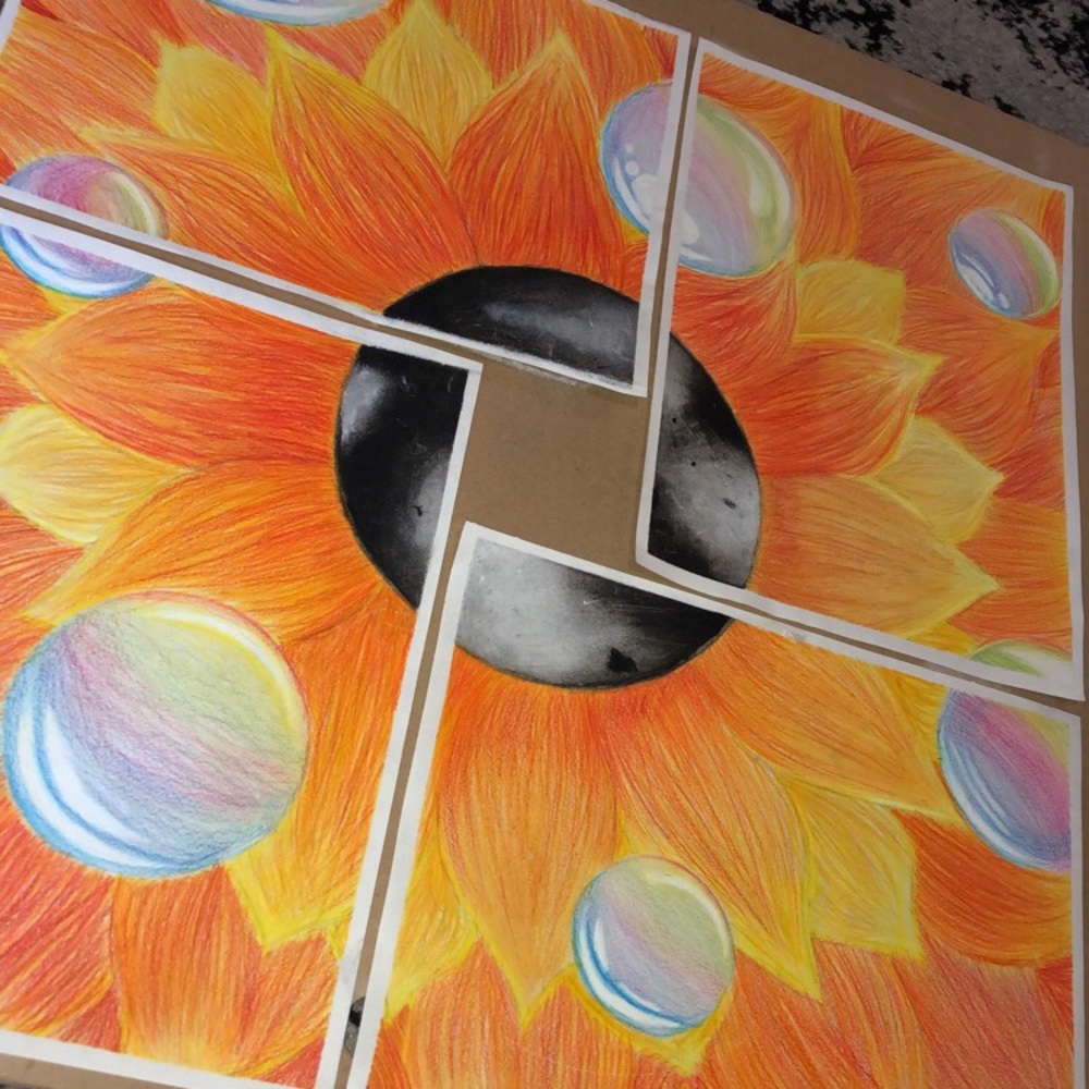 Colored pencil , pen , graphite art